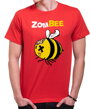 Vtipné originálne tričko pre milovníkov recesie a zombíkov-Tričko - Zombee (zombie včela)