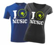 T-shirt - I MUSIC men's/woman