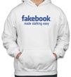 UNISEX vtipná mikina pre fanúšikov vtipu a recesie na známu sociálnu sieť, vhodné ako darček-Mikina fakebook - made stalking easy