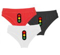 Panties - Traffic light - red