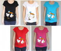 Pregnancy t-shirt - stork with baby