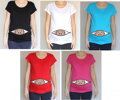 Pregnancy t-shirt - baby zipper girl