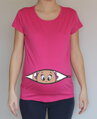 Pregnancy t-shirt - baby zipper girl