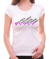 Vtipné a netradičné tričko pre dámy s originálnym vkusom na párty-Tričko - Bitch (dámske)
