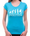 T-shirt Football evolution