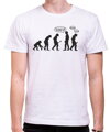 Originální a vtipné tričko z kolekce evoluce pro vtipálky-Tričko Go back! - evolution (UNISEX)