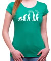 T-shirt Go back! - evolution (women)