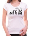 T-shirt Go back! - evolution (women)