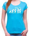 T-shirt Go back! - evolution (women)