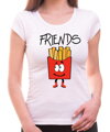 Women's friendships t-shirts - BEST FRIENDS - Fast food :)