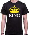 Men's / women's t-shirt KING - QUEEN (king / queen)