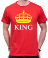 Men's / women's t-shirt KING - QUEEN (king / queen)