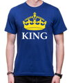 Men's / women's t-shirt KING - QUEEN (king / queen)