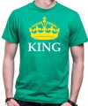 Men's / women's t-shirt KING - QUEEN (king / queen)