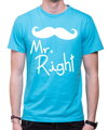 Men's / women's t-shirt Mr. Right / Mrs. Always Right