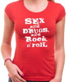 T-shirt- Sex, Drugs & Rock 'n' Roll 