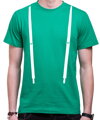 T-shirt - Fake suspenders