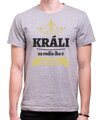 Men's T-shirt - KINGS ARE BORN IN ... (choose month)