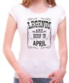 Birthday's t-shirt - LEGENDS ARE BORN IN ... (chose month)