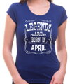 Birthday's t-shirt - LEGENDS ARE BORN IN ... (chose month)