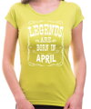 Birthday's t-shirt - LEGENDS ARE BORN IN ... (chose month)