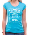 Birthday's t-shirt - LEGENDS ARE BORN IN ... (chose month)