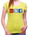 Women's T-shirt - WTF Social sites