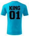 Men's / women's t-shirt KING - QUEEN (king / queen)