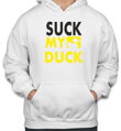 Vtipná originálna swag mikina na párty s obrázkom -Mikina Suck my DUCK