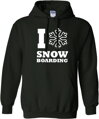 Hoodie- I snowboarding
