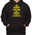 Pánska cool mikina z kolekcie KEEP CALM-KEEP CALM AND DON'T FORGET TO BE AWESOME