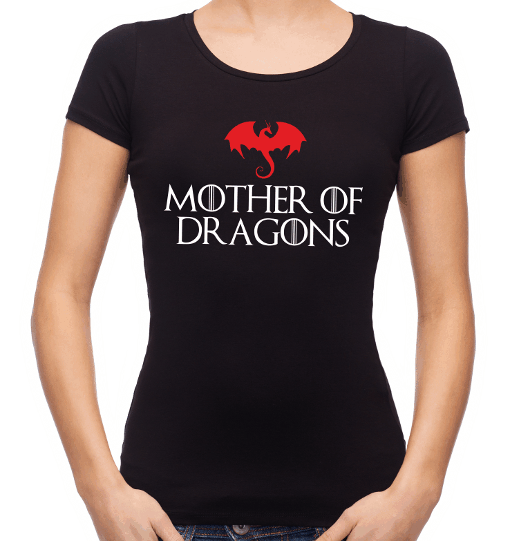 Khalessi Mother of Dragon Herren T-Shirt Game of Thrones S-L Schwarz 