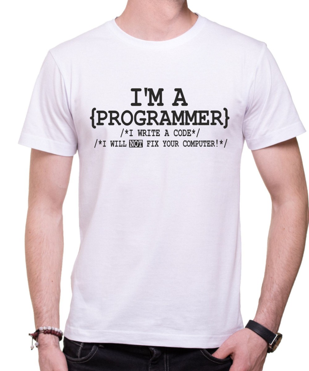 Funny T-shirt - I'm Programmer ǀ Fajntričko.com