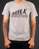 Vtipné originálne tričko pre rybárov zo série šport a motivácia-Rybárske tričko - Evolúcia