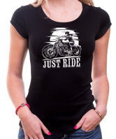 Vtipné športové tričko pre motorkárov a milovníkov motoriek zo serie hobby -Motorkárske tričko - Just ride