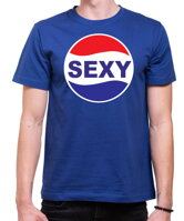 Vtipné tričko na párty pre milovníkov recesie ako napodobnenina značky populárneho nápoja-Originál tričko SEXY Pánske/Dámske