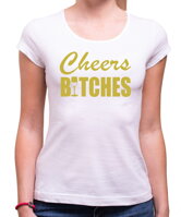 Dámska vtipná a originálna kolekcia tričiek-Future MRS. +Cheers Bitches-pre nevestu a jej tím,zo série rozlúčka slobodou-Tričká na rozlúčku so slobodou - Cheers Bitches