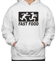 Coolová a originálna mikina na párty pre milovníkov fastfoodov a žien -Mikina- Fast food
