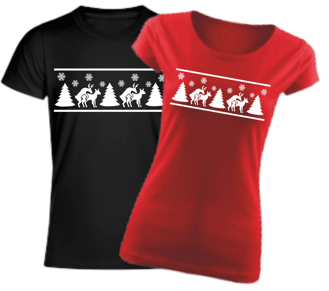 T-shirt - Christmas reindeer