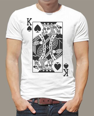 T-shirt - King - Royal card