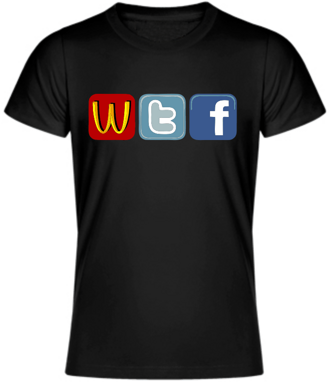 T-shirt - WTF Social sites