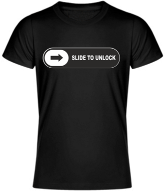 T-shirt - Slide to unlock