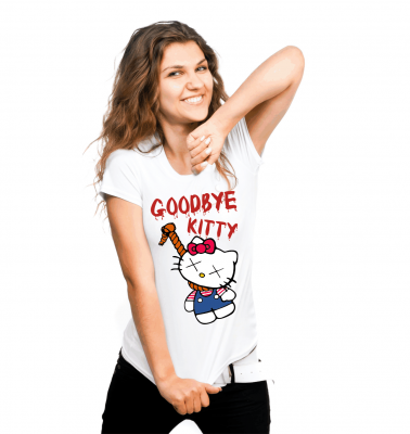 T-shirt - Good bye Kitty (women)