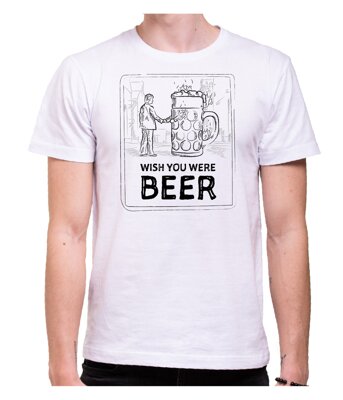 T-shirt - Wish you were BEER