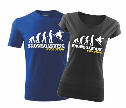 T-shirt - Snowboarding evolution