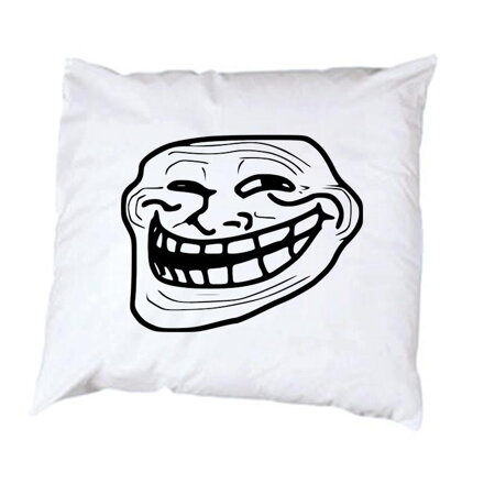 Trollface pillowcase meme