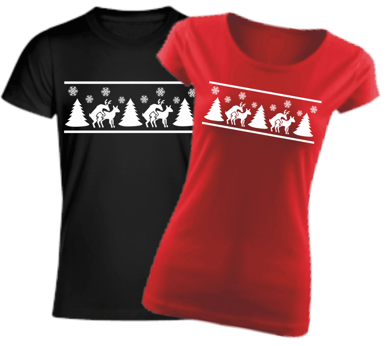 T-shirt - Christmas reindeer