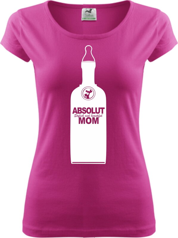 Woman's t-shirt - ABSOLUT MOM
