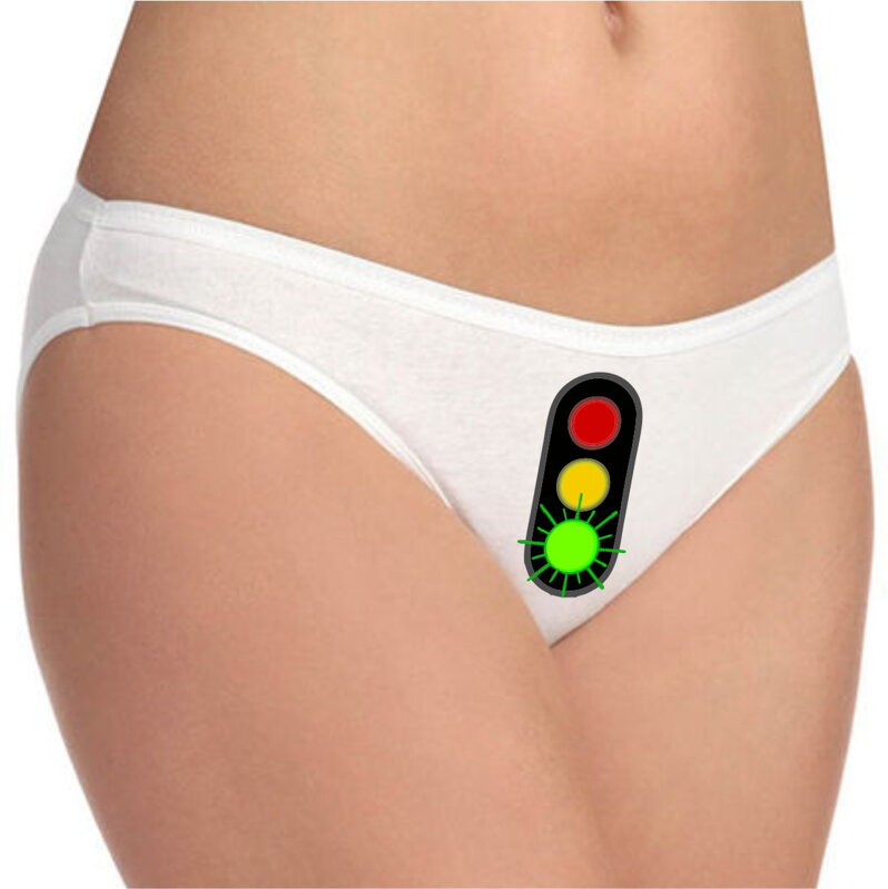 Panties - Traffic light - green