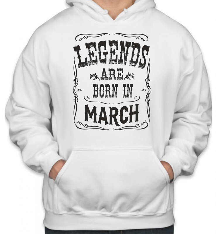 Birthday's Hoodie - LEGENDS ARE BORN IN ... (chose month)